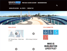 Tablet Screenshot of burlingtonlifestyle.com